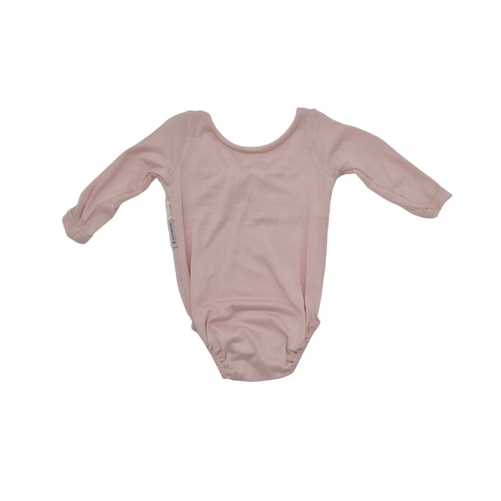 Meerkat Pink Long Sleeve Leotard