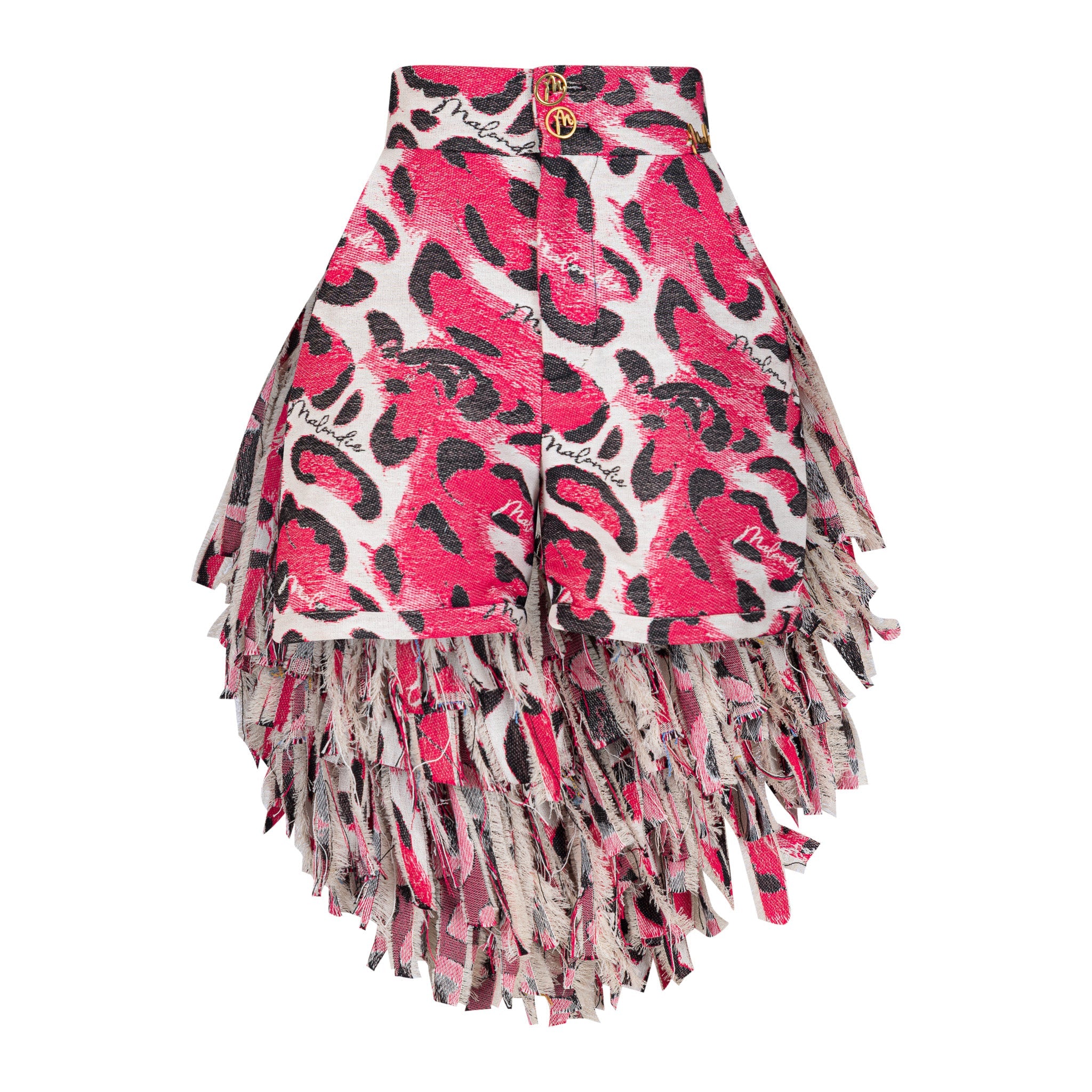 Malondie Isigege Pink Safari Shorts