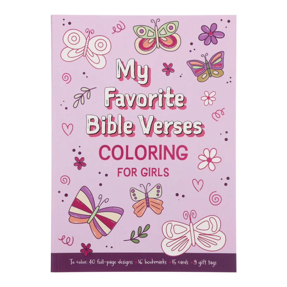 My Favorite Bible Verses Coloring for Girls PB