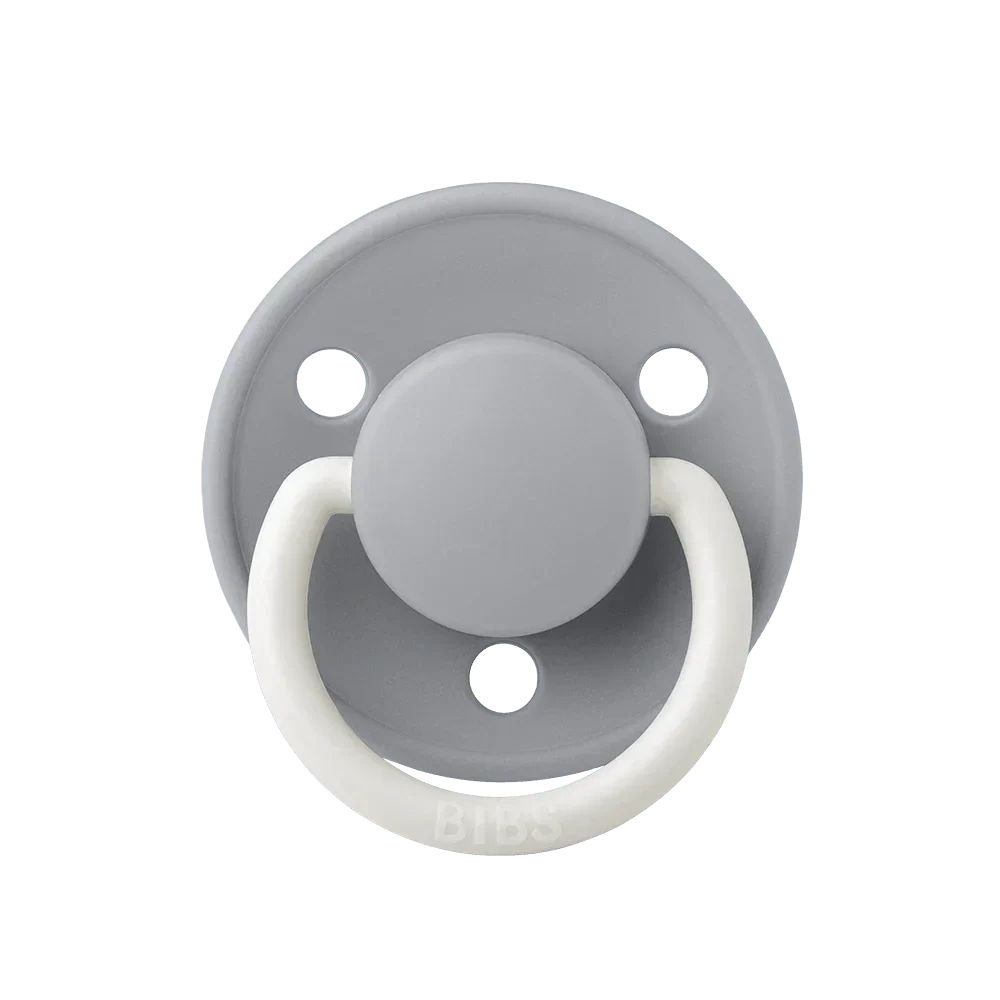 BIBS De Lux GLOW Silicone Pacifier