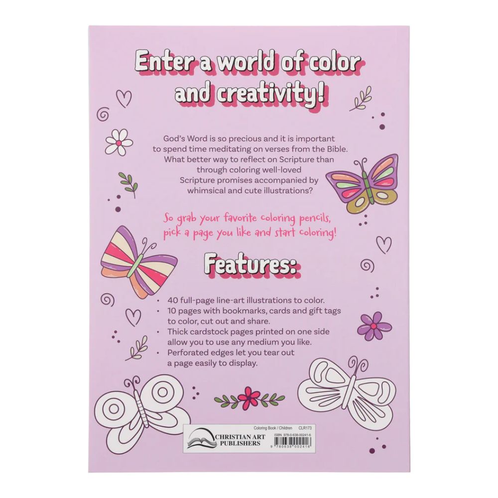 My Favorite Bible Verses Coloring for Girls PB