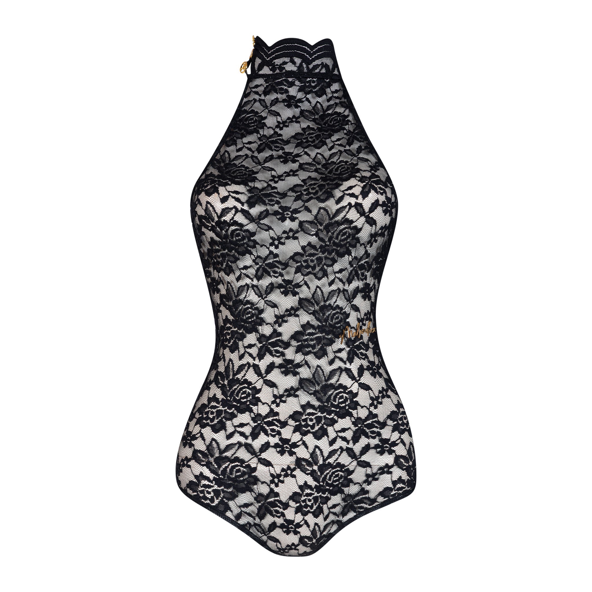 Malondie Black Sheer Bodysuit