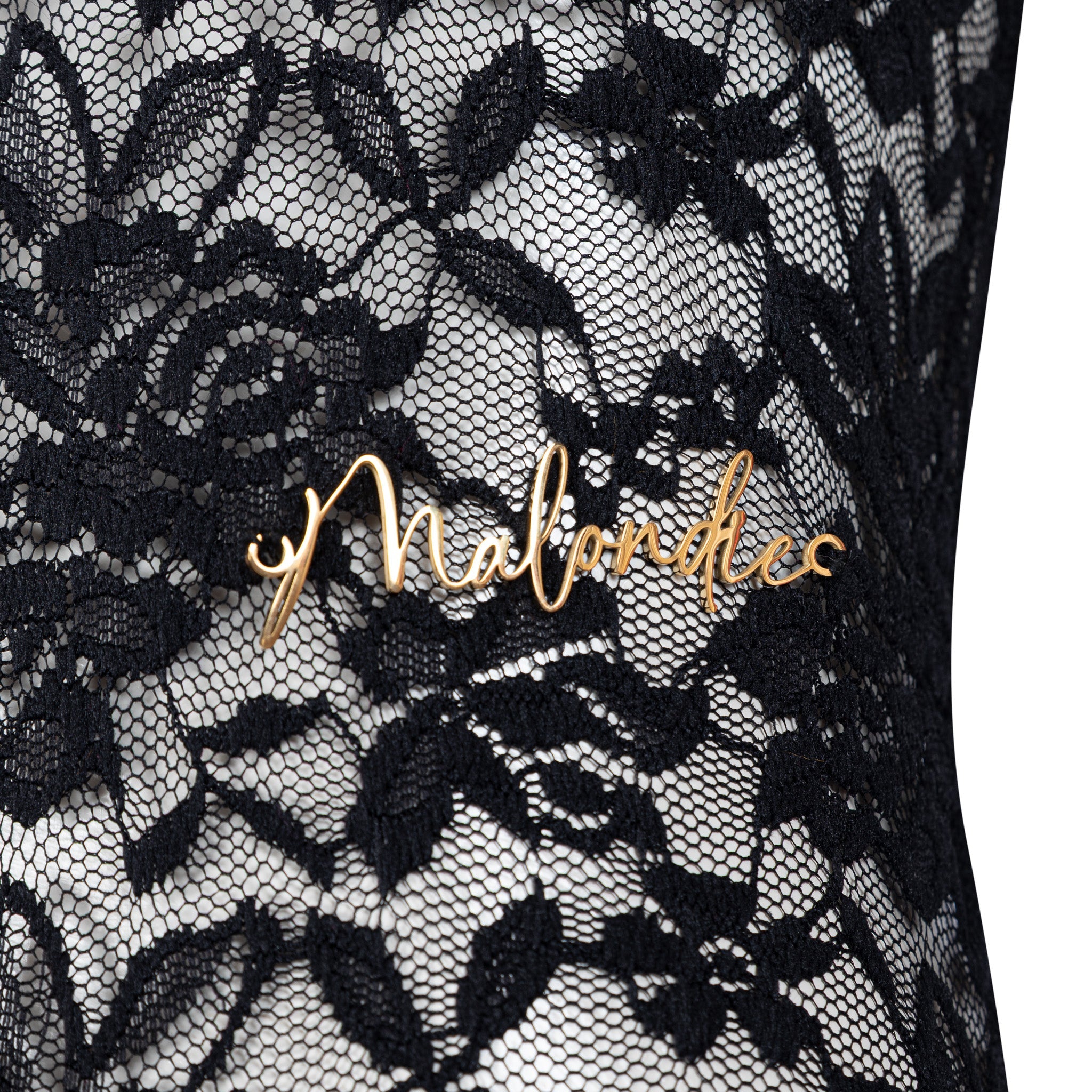 Malondie Black Sheer Bodysuit