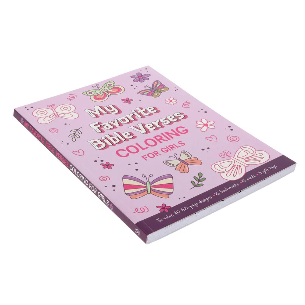 My Favorite Bible Verses Coloring for Girls PB