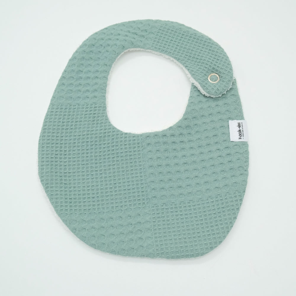 Koosh-Uhn Waffle Weave Bib