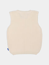 Knitwear Vest - Ecru/Linen