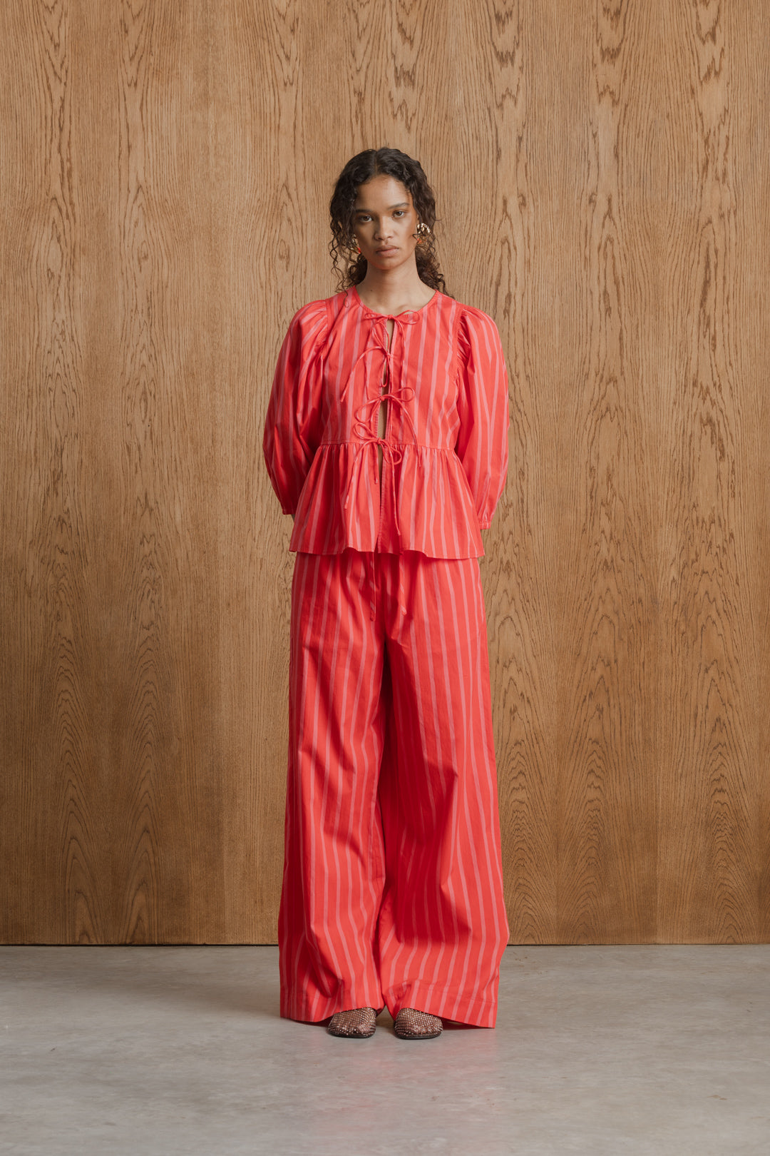 Nomsa Pull On Stripe Trouser