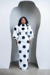 Polka Poise Maxi Dress