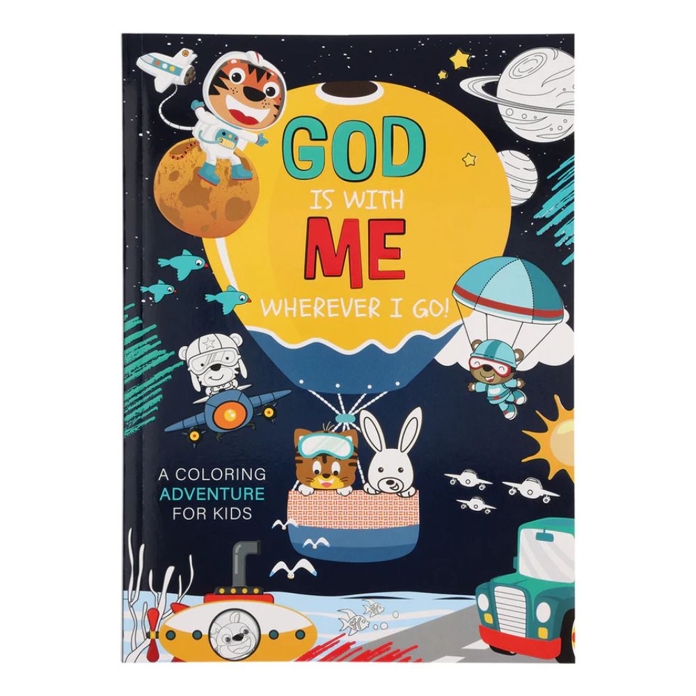 God Is with Me Coloring Kids PB