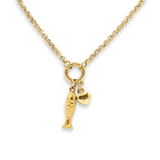 Petite Heart Dangly Charm