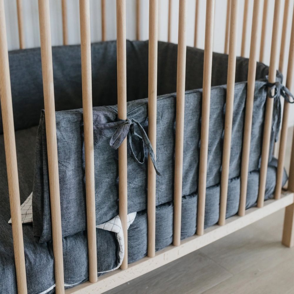 Phlo Studio Washed Cotton Cot Bumper Cover