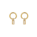 Rectangle Zirconia Dangles