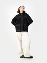 Engineered Denim Jacket - Black