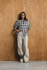 Una Pinline Wide Leg Denim