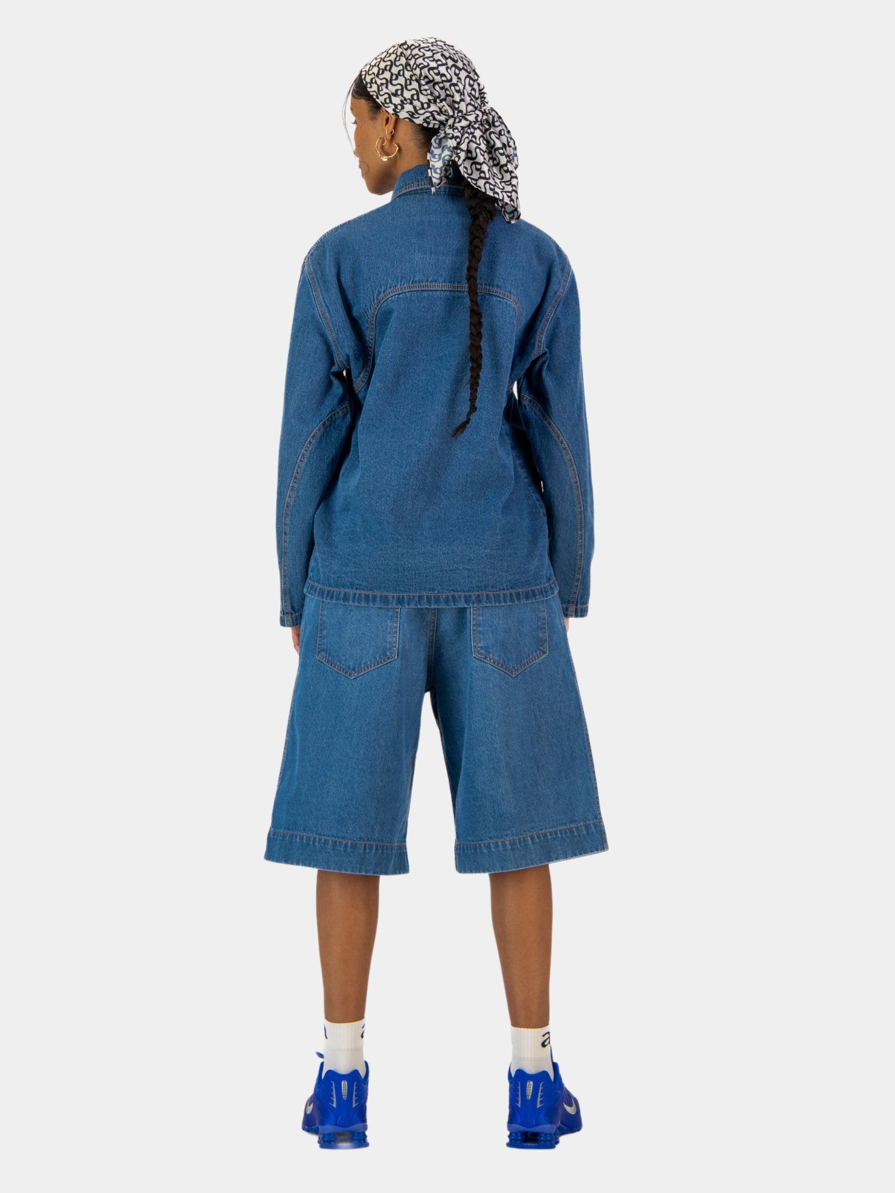 Washed Unisex Denim Jorts