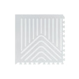 Tayla Jean Light Grey Geometry Tile Play Mat