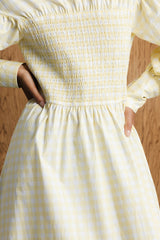 Jianna Smocked Midi Dress