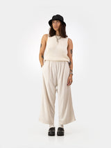Knitwear Vest - Ecru/Linen
