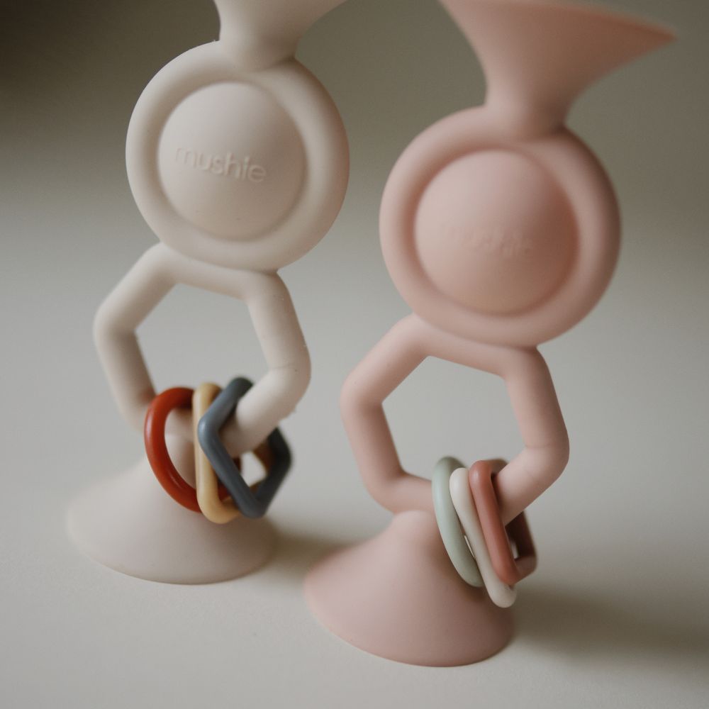 Mushie HexaPop Suction Toy