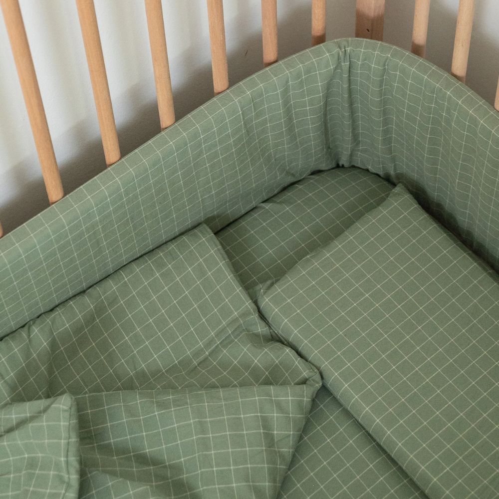 Phlo Studio Washed Cotton Cot Bumper Cover