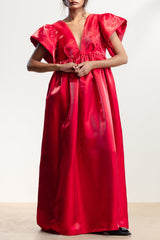 Emmy Flutter Sleeve Maxi