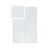Tayla Jean Light Grey Geometry Tile Play Mat