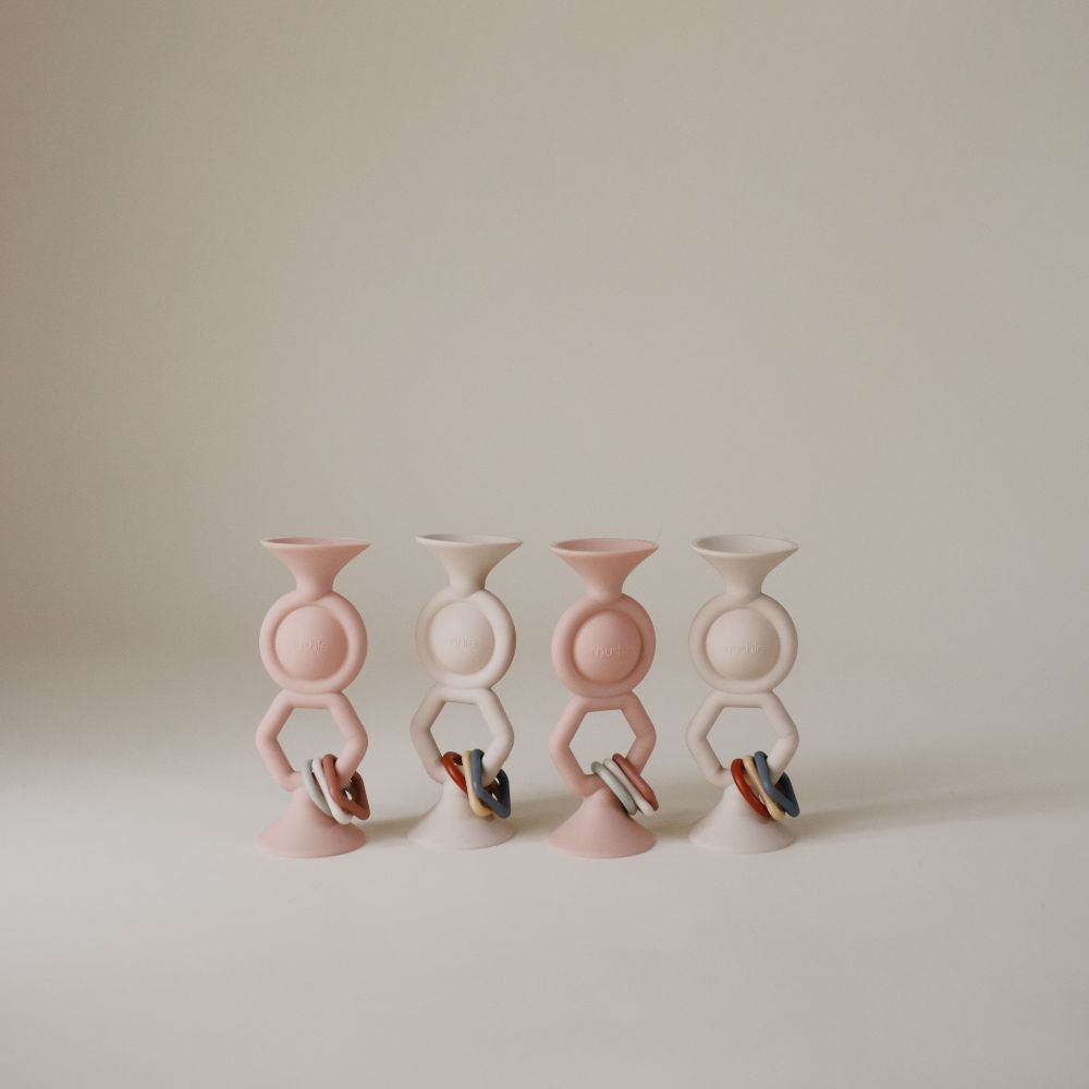 Mushie HexaPop Suction Toy
