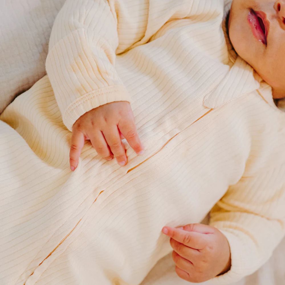 Boki Organic Rib Zipsuit with Footies & Mittens