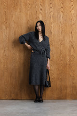 Yoliswa Mock Wrap Knit Top