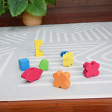 Tayla Jean Light Grey Geometry Tile Play Mat
