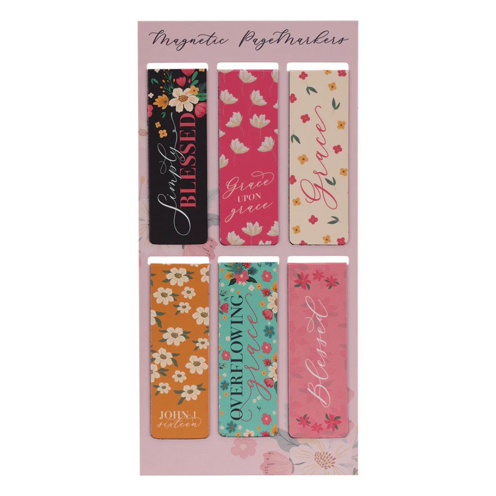 Magnetic Bookmarks - Overflowing Grace