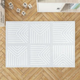 Tayla Jean Light Grey Geometry Tile Play Mat