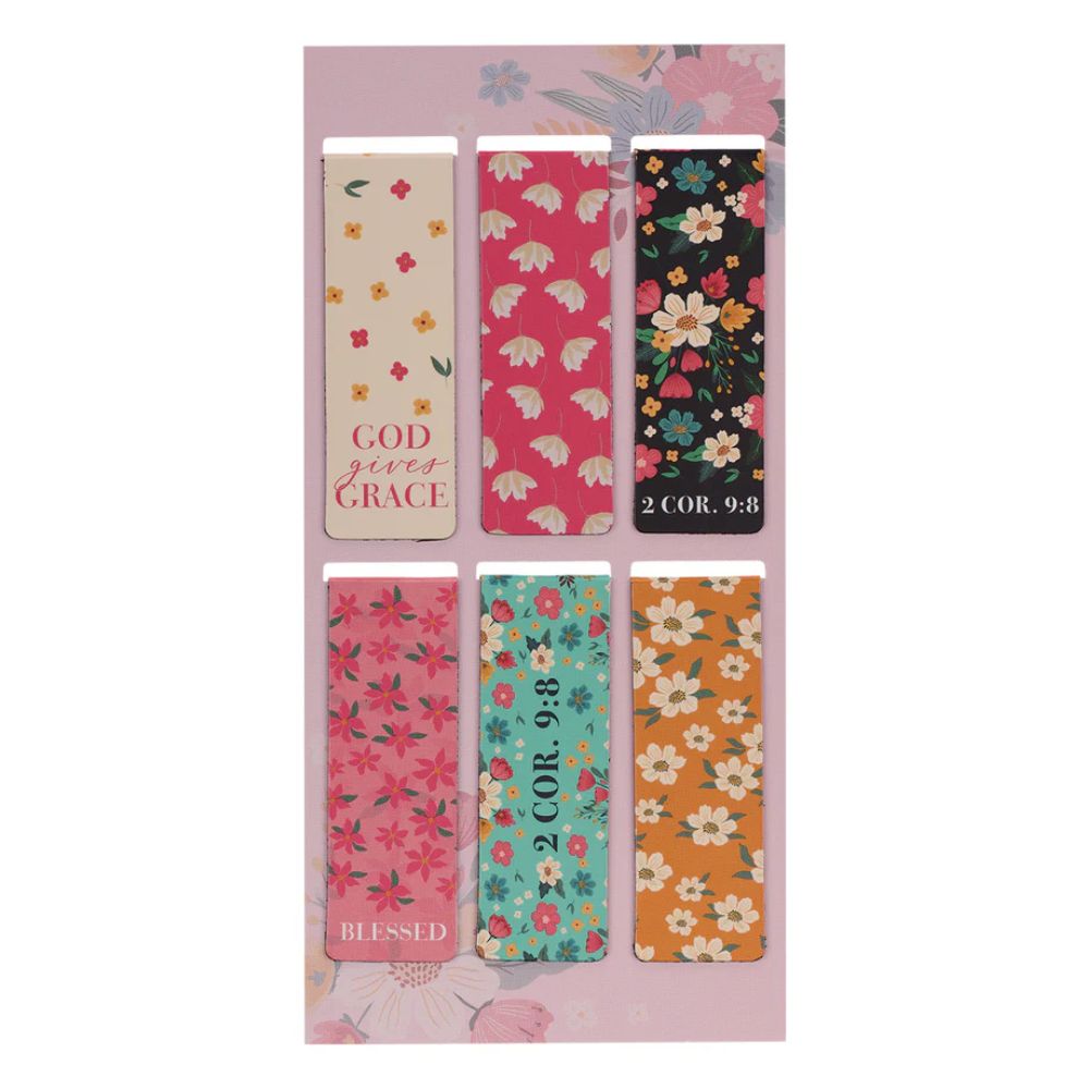 Magnetic Bookmarks - Overflowing Grace