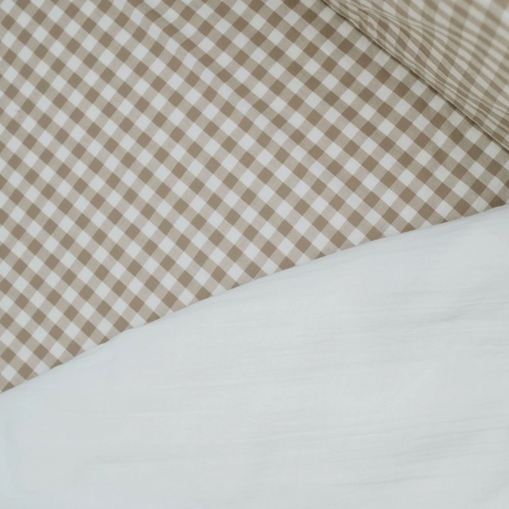 Phlo Studio Washed Cotton Cot Fitted Sheet