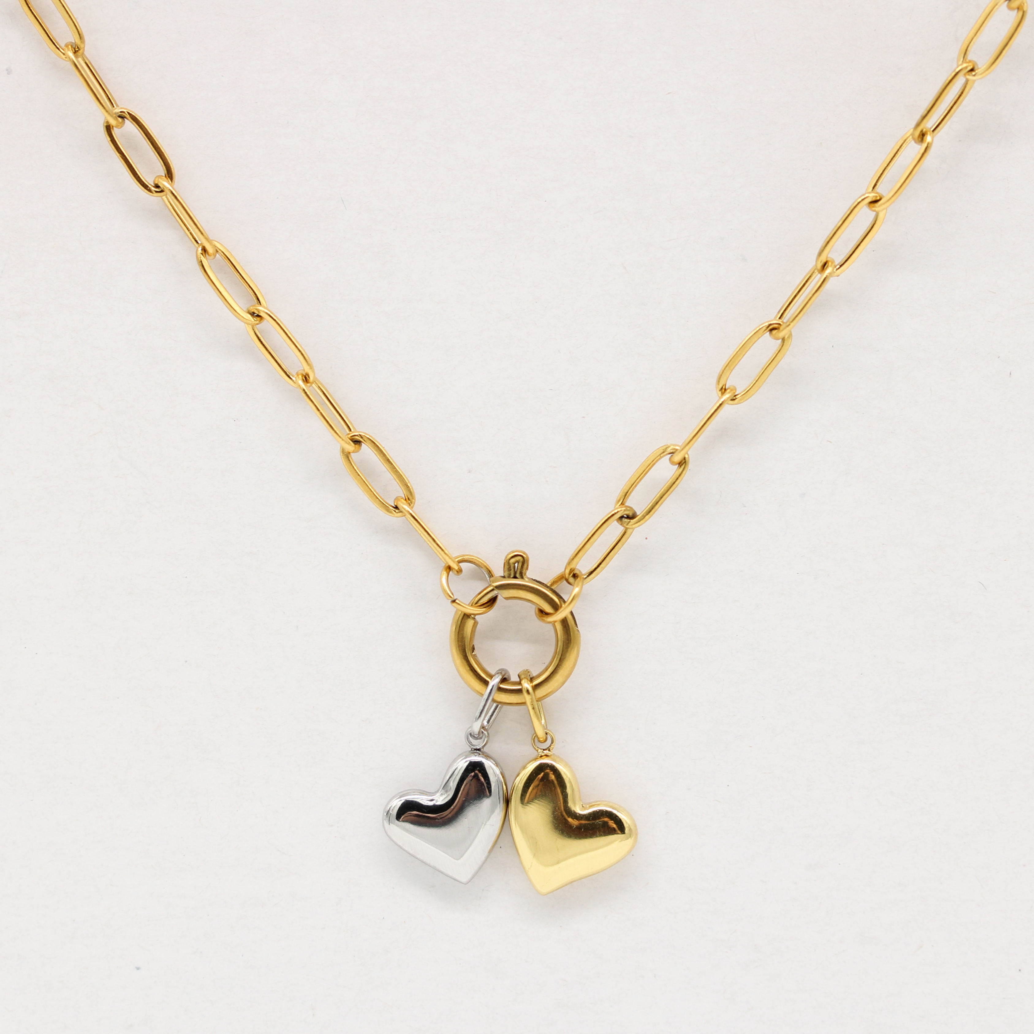 Big Heart Dangly Charm