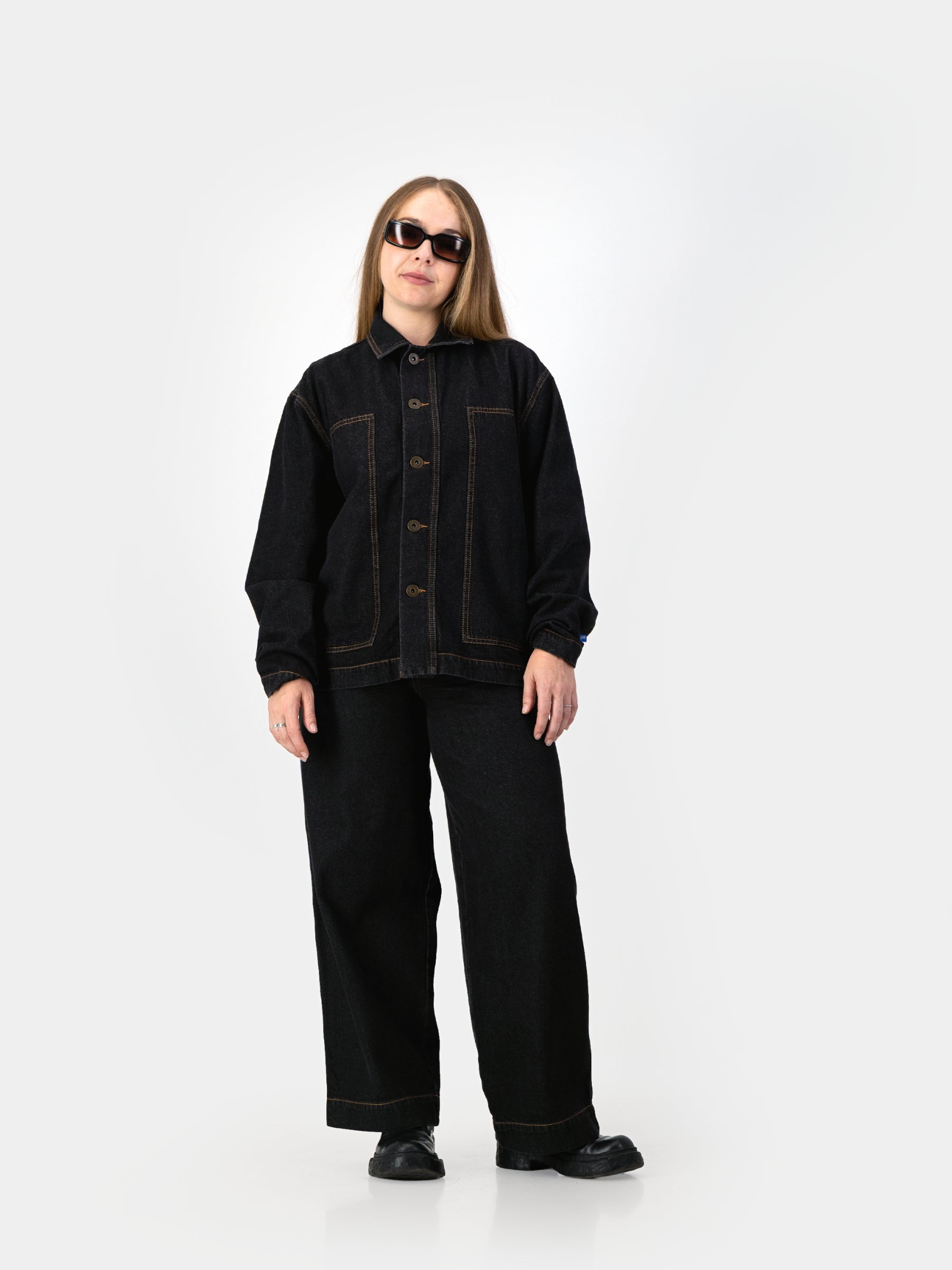 The Uniform Denim Jacket - Black