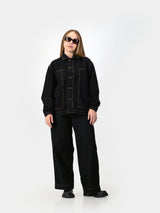 The Uniform Denim Jacket - Black