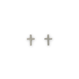 Cross Studs Silver