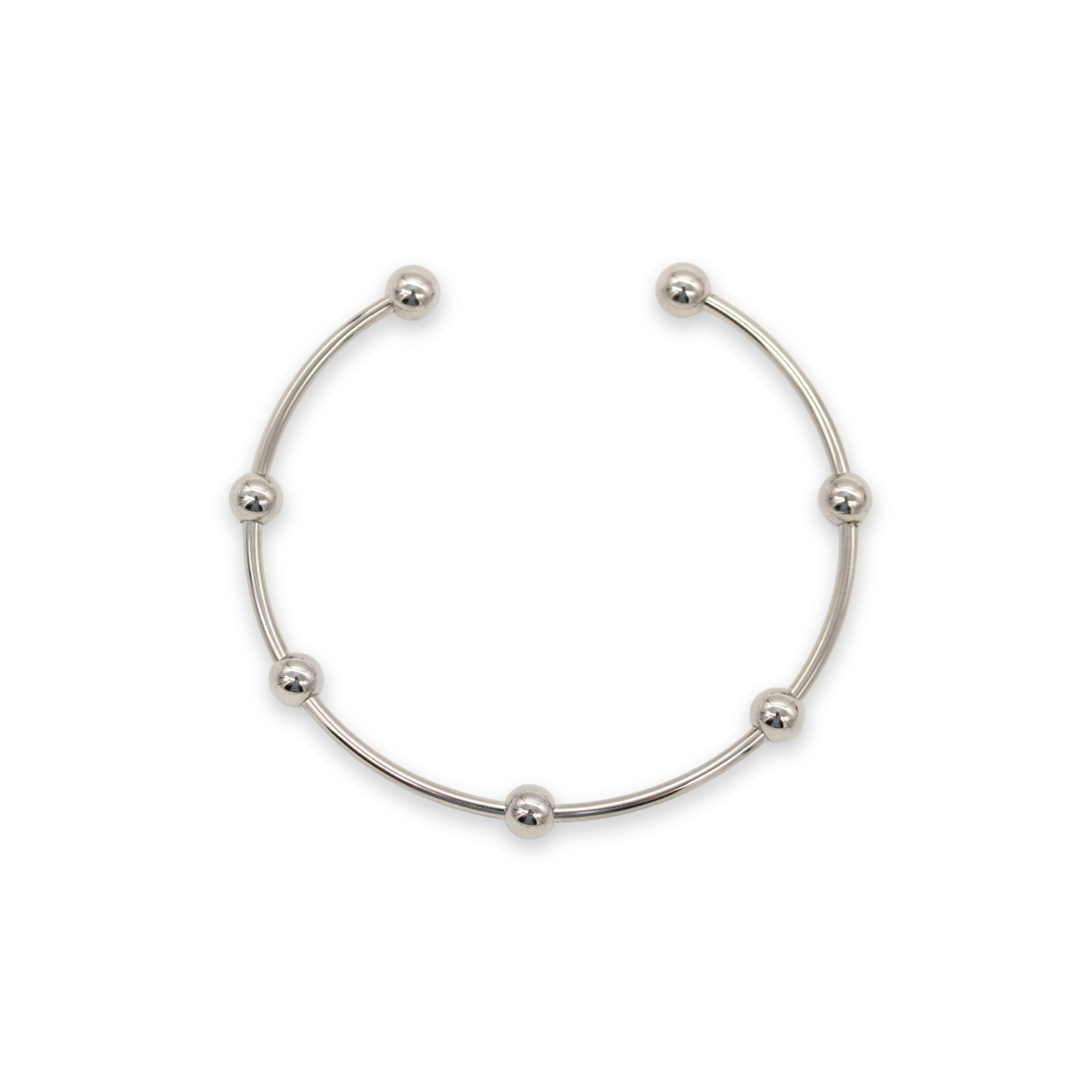 Saturn Bangle Silver