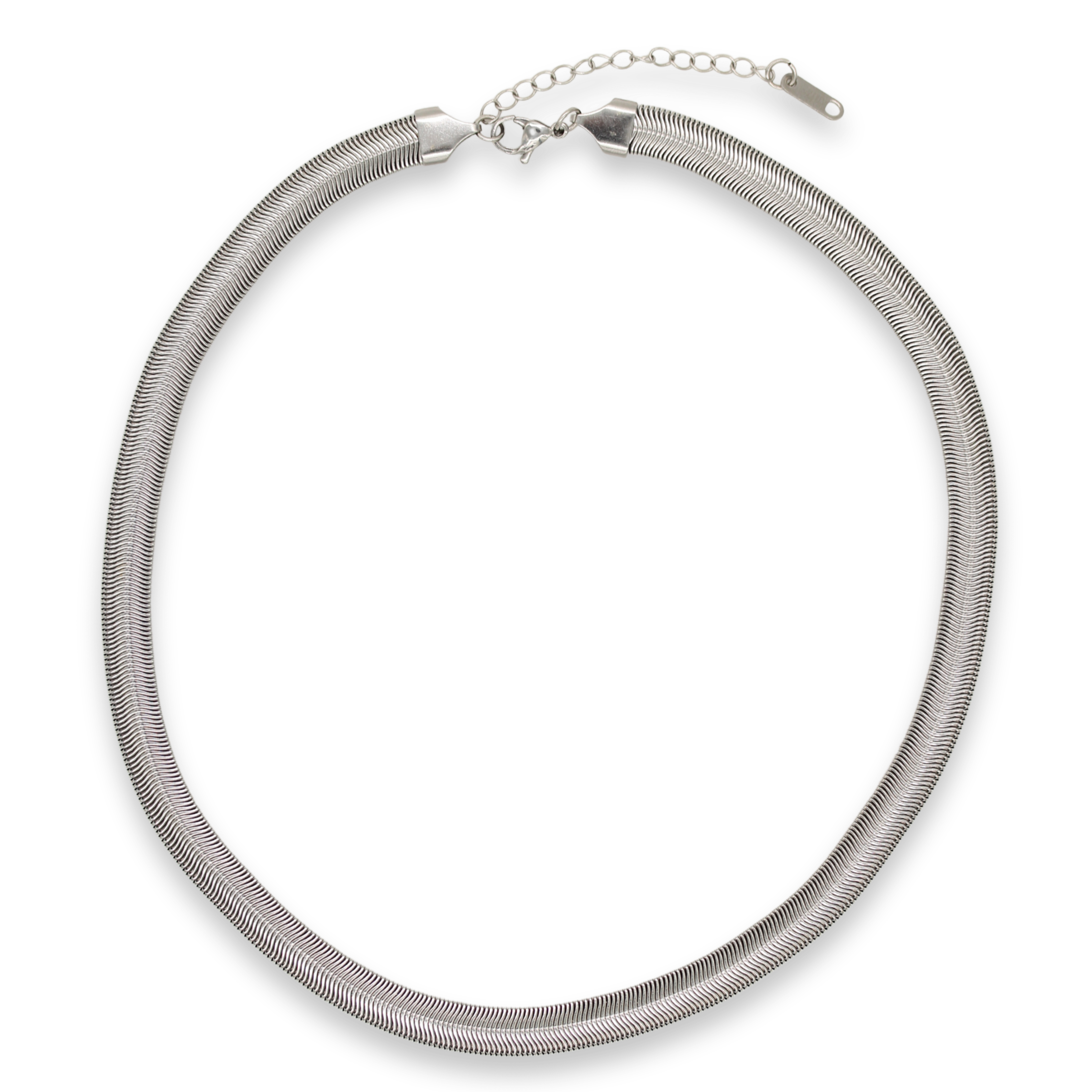 Thick Snake Chain Silver