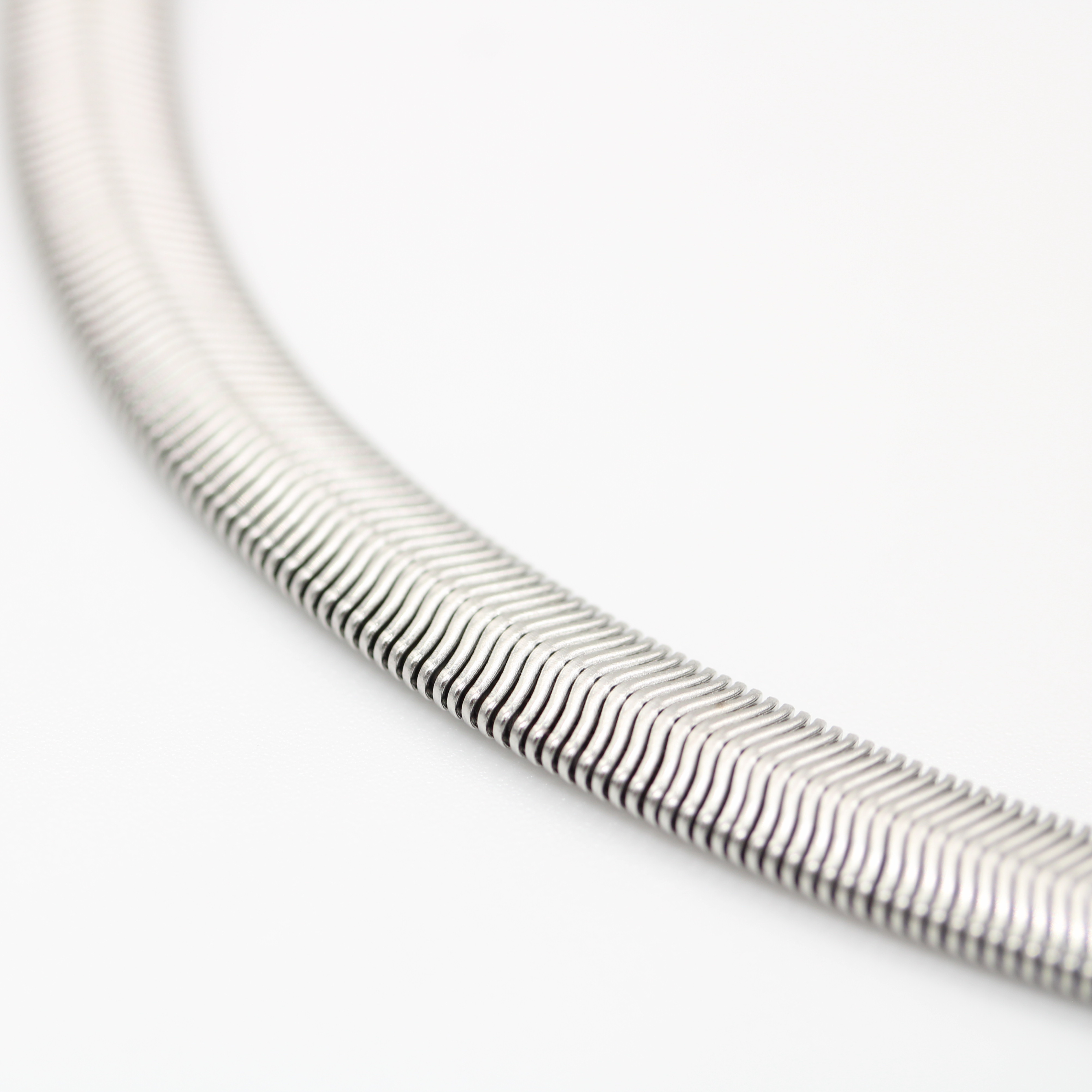 Thick Snake Chain Silver