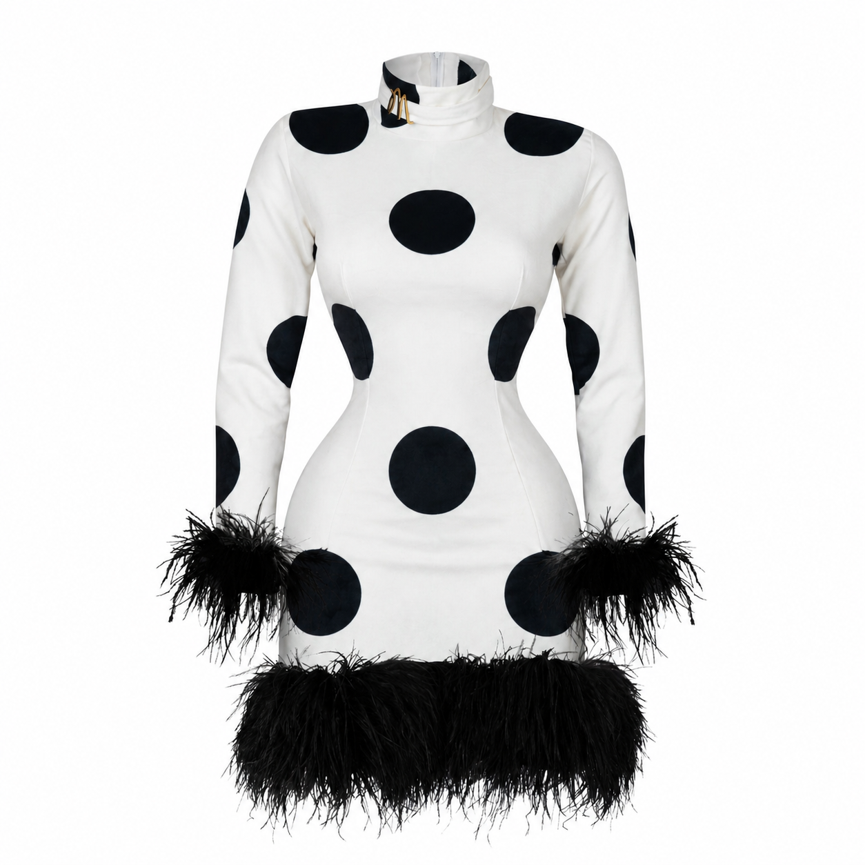 Polka Poise Minnie Shaped Dress