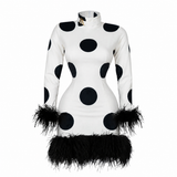 Polka Poise Minnie Shaped Dress
