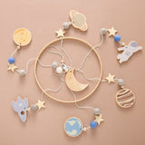 Wooden Space Cot Mobile