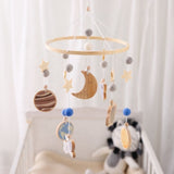 Wooden Space Cot Mobile