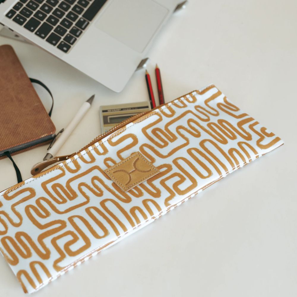 Thandana Laminated Fabric Kids Doodle Pencil Pouch