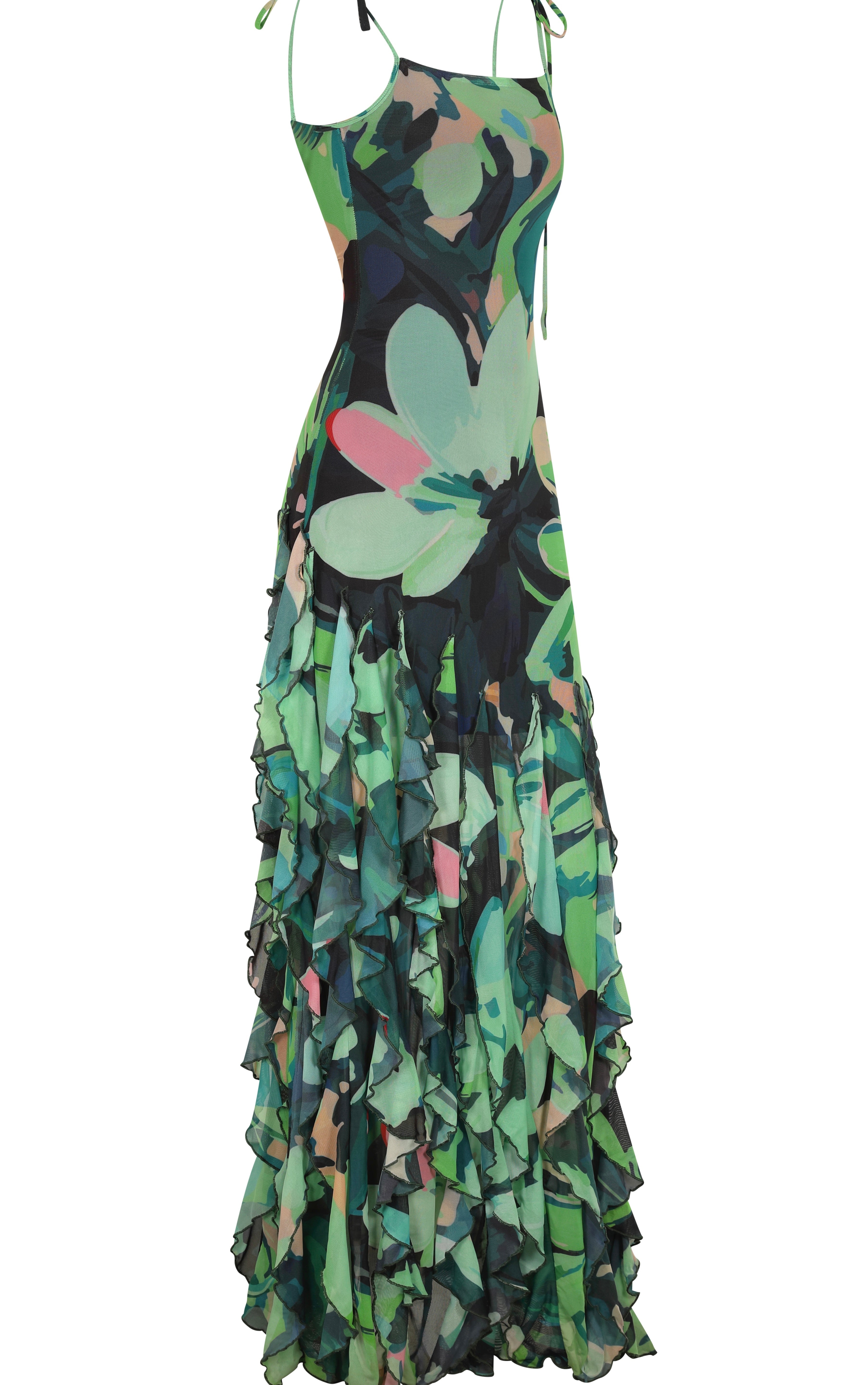 Malondie Spring Mesh Maxi Dress