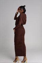 Theodora drape Dress