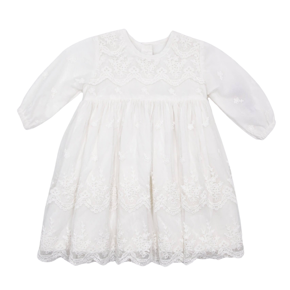 Meerkat - Anya Vintage Lace Long Sleeve Dress