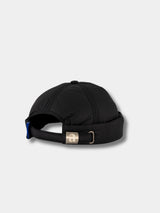 Padded Black Skull Cap